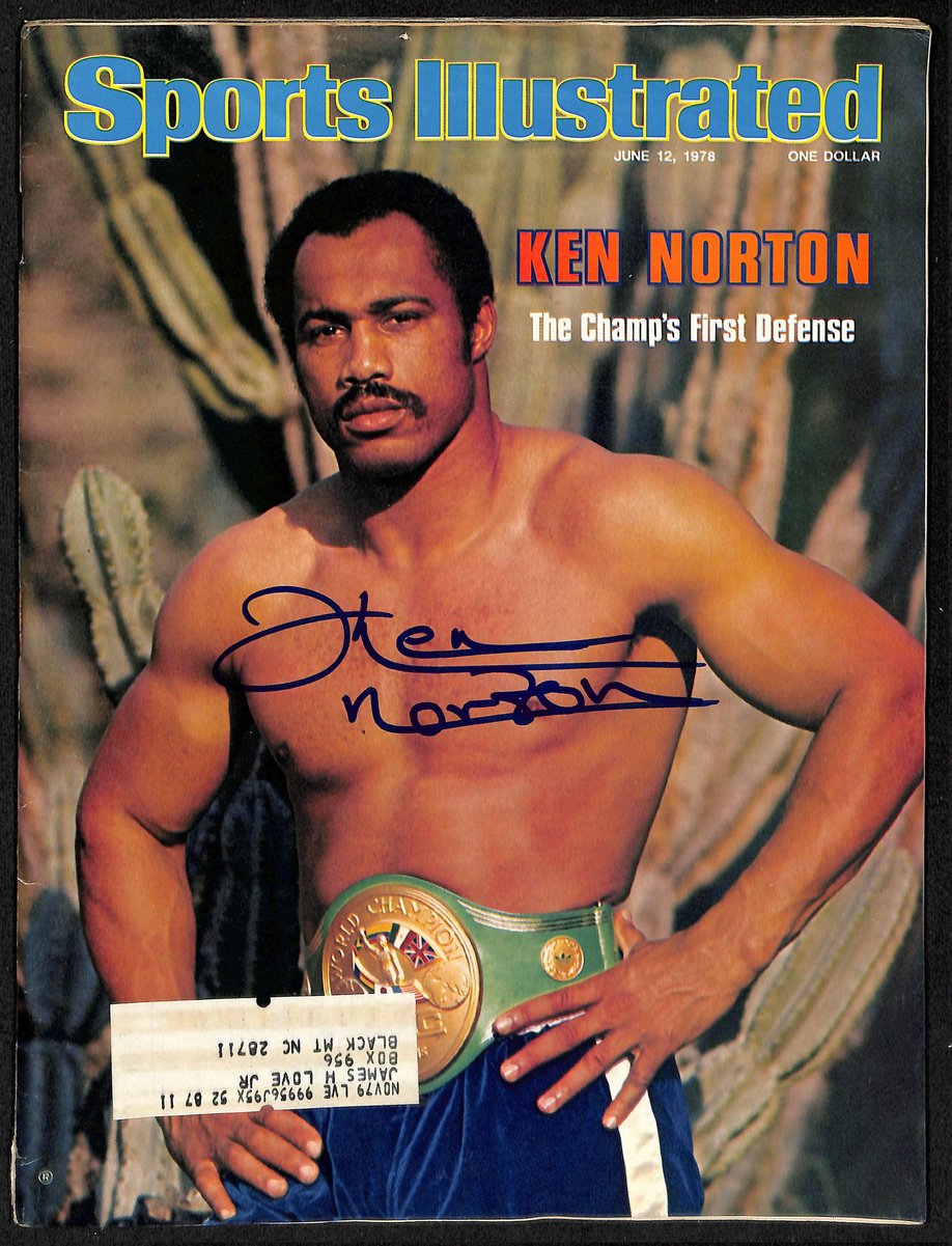 Ken Norton Signed/Autographed 6/12/1978 Sports Illustrated Magazine JSA 201227