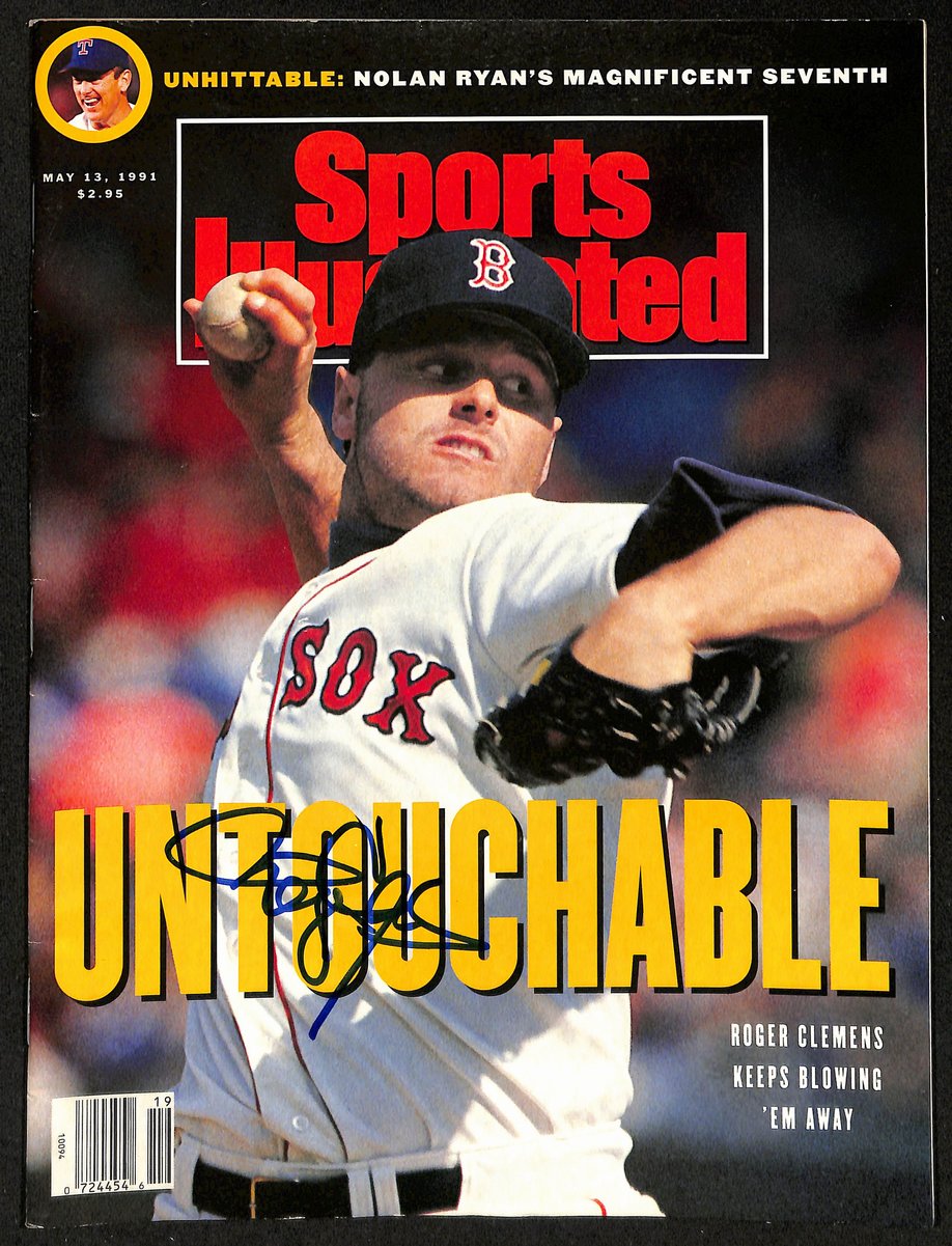 Roger Clemens Signed 5/13/1991 Sports Illustrated Magazine Newstand JSA 201230