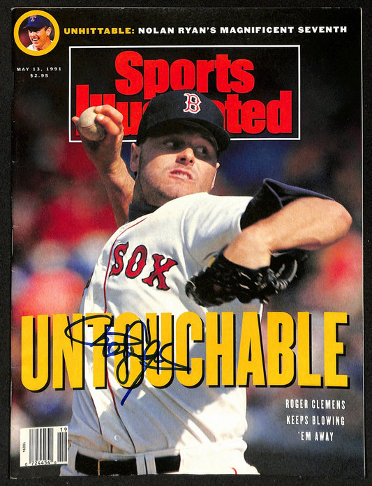Roger Clemens Signed 5/13/1991 Sports Illustrated Magazine Newstand JSA 201230