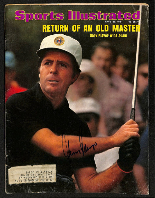 Gary Player Signed/Auto 4/22/1974 Sports Illustrated Magazine PGA JSA 201248