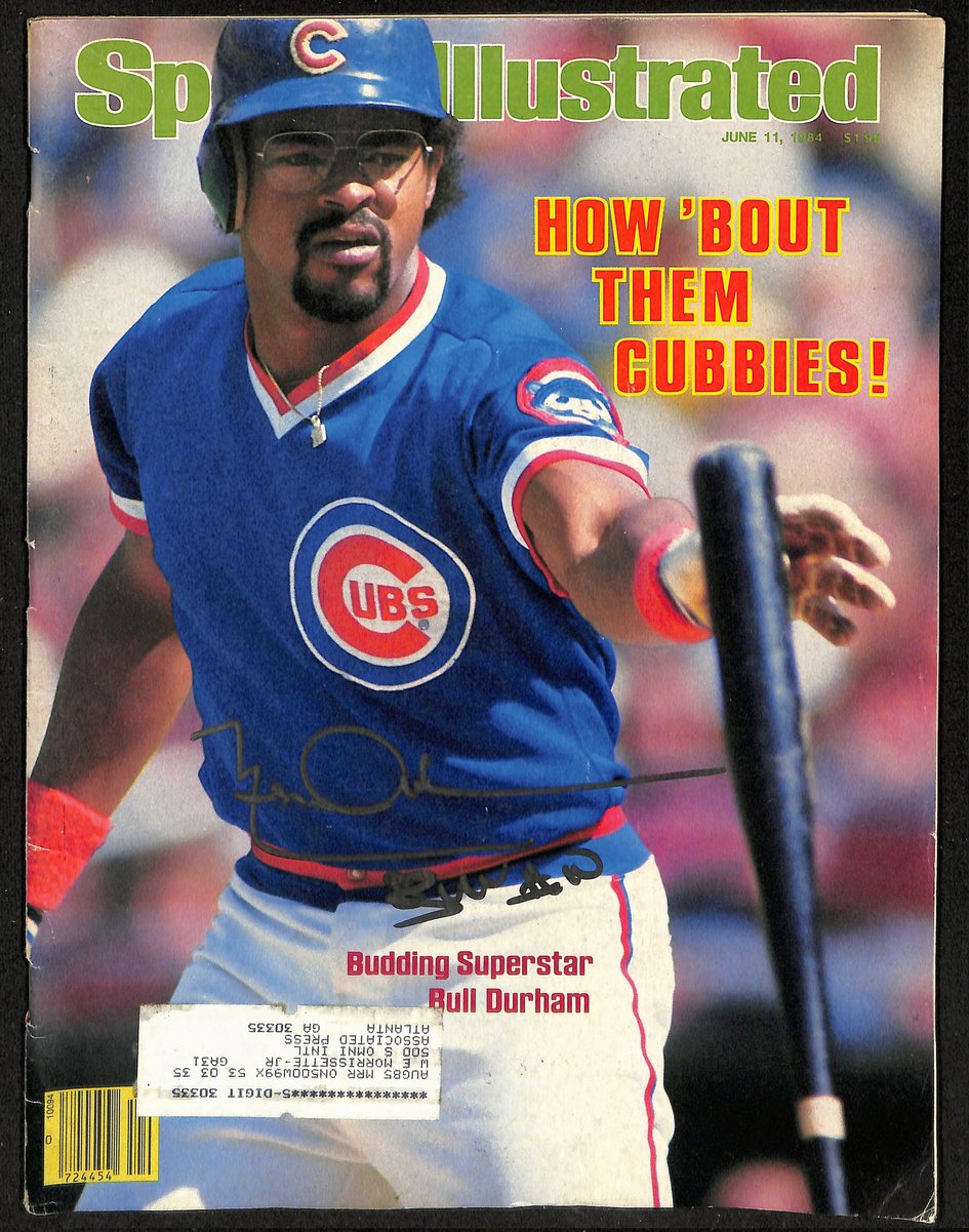 Leon Durham Signed/Auto 6/11/1984 Sports Illustrated Magazine Cubs JSA 201251