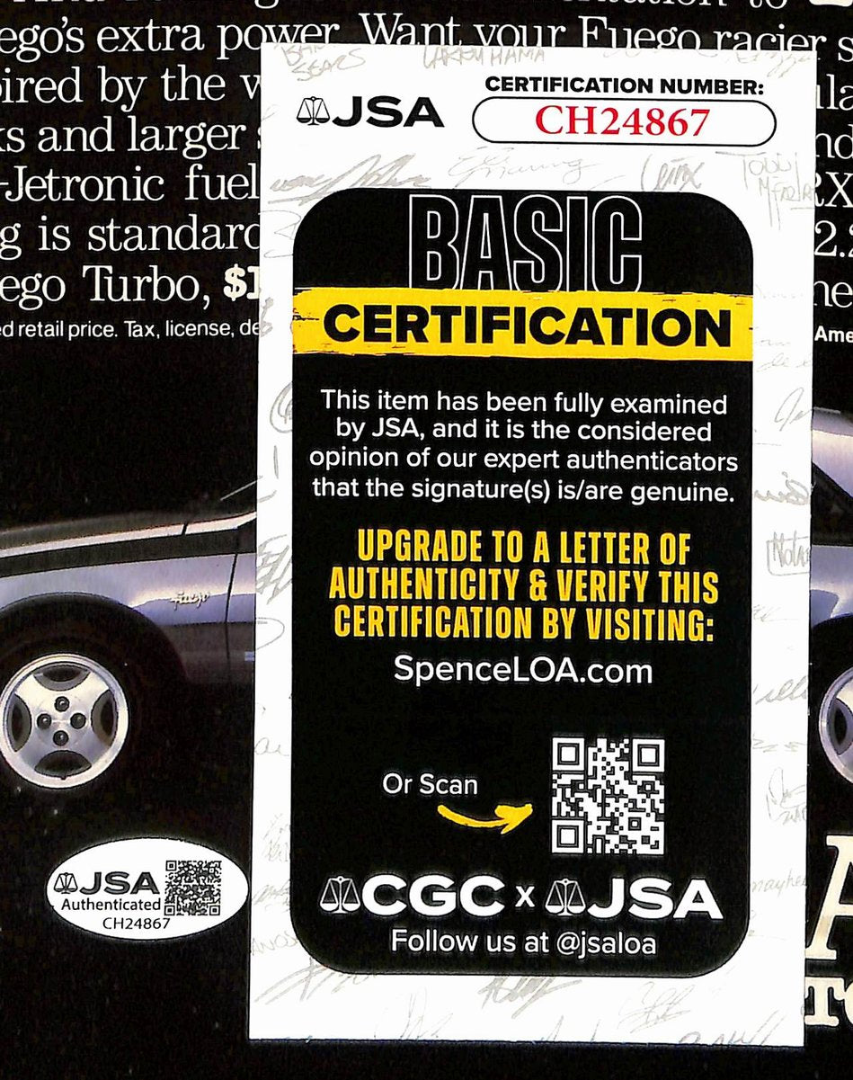 Leon Durham Signed/Auto 6/11/1984 Sports Illustrated Magazine Cubs JSA 201251