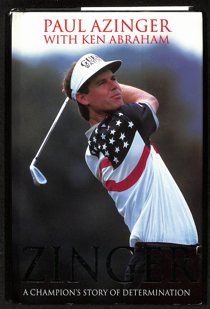Paul Azinger PGA Champ Signed/Autographed "Zinger" Book JSA 201284