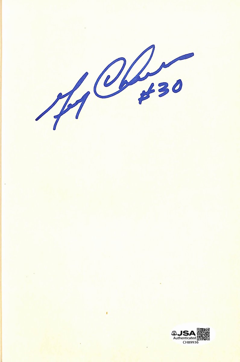 Gerry Cheevers HOF Boston Bruins Signed/Auto "Goaltender" Book JSA 201286