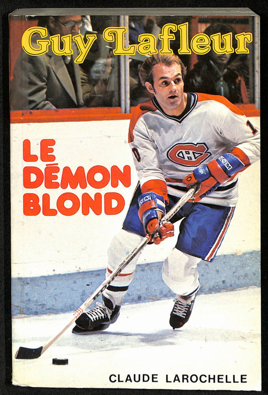 Guy Lafleur HOF Canadiens Signed/Autographed "Le Demon Blond" Book JSA 201287