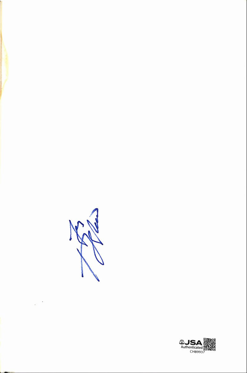 Guy Lafleur HOF Canadiens Signed/Autographed "Le Demon Blond" Book JSA 201287