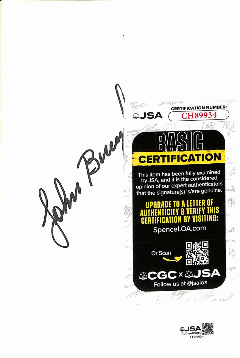 Johnny Bucyk Boston Bruins Signed/Auto "Hockey in My Blood" Book JSA 201289