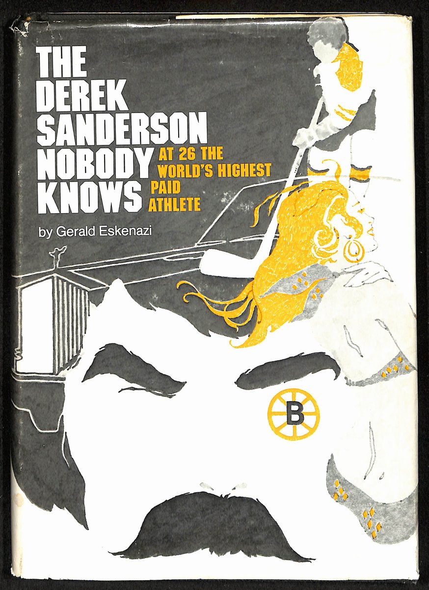 Derek Sanderson Bruins Signed "The Derek Sanderson Nobody Knows" Book JSA