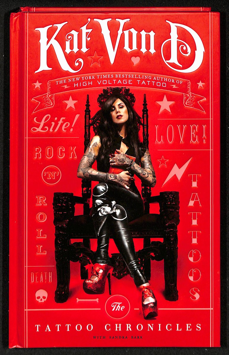 Kat Von D Reality TV Star Signed/Autographed "Tatoo Chronicles" Book JSA 201826
