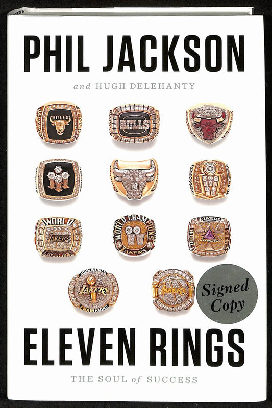 Phil Jackson NBA Coach Signed/Autographed "Eleven Rings" Book JSA 201828