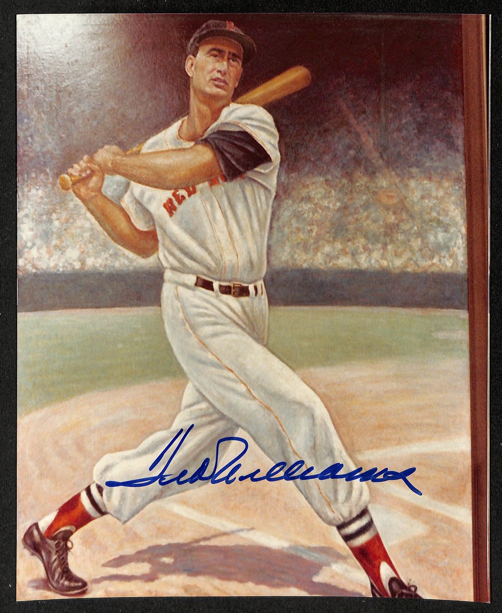Ted Williams HOF Signed/Autographed 8x10 Photo Boston Red Sox JSA 201849