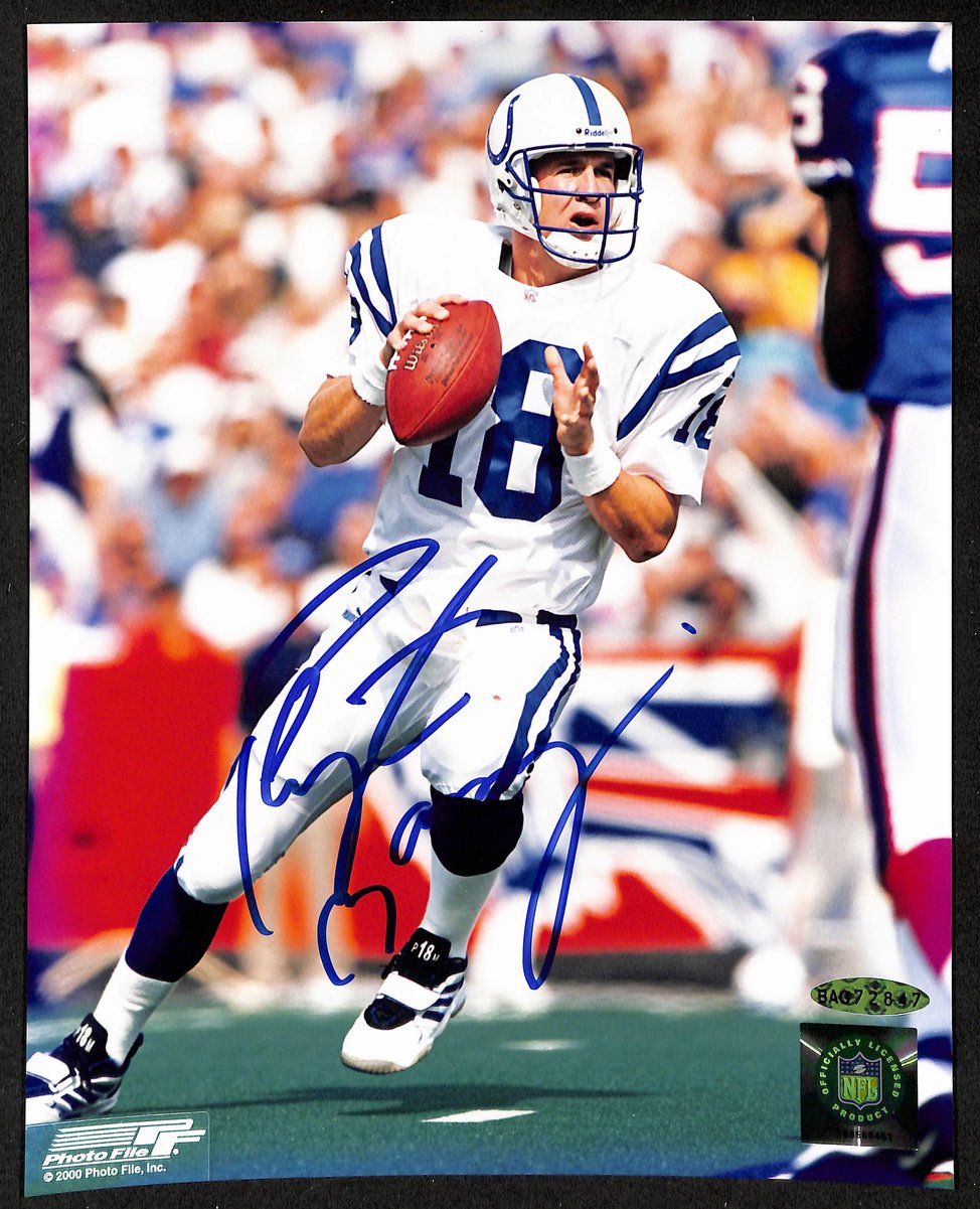 Peyton Manning HOF Signed/Autographed 8x10 Photo Indianapolis Colts UDA 201855