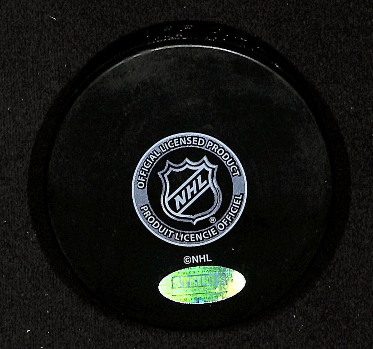 Martin Brodeur HOF Signed/Auto New Jersey Devils Logo Hockey Puck Steiner 201860