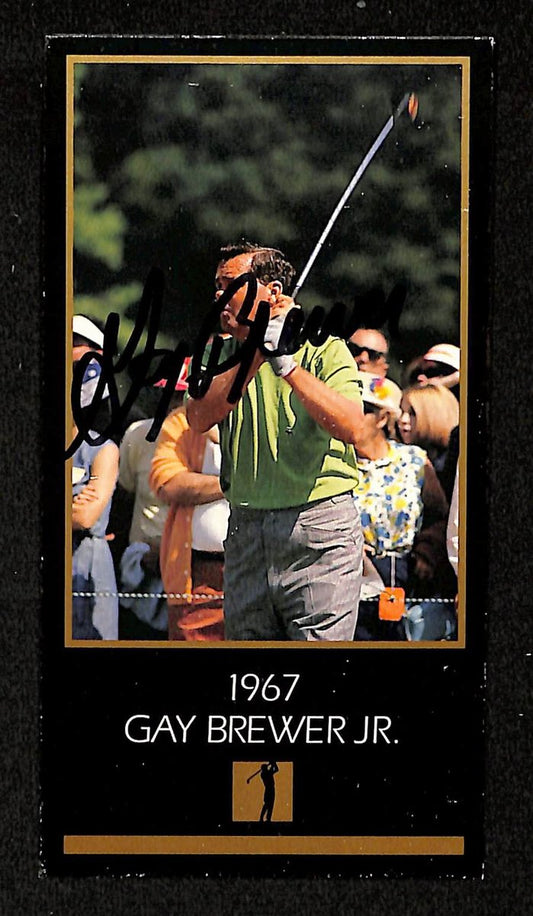 Gay Brewer Jr. Signed/Auto 1993 Masters Grand Slam Ventures Ticket JSA 201890