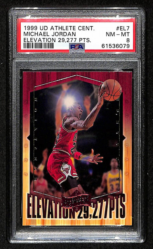 Michael Jordan 1999 Upper Deck Card #EL6 Chicago Bulls PSA/DNA MINT 9  202087