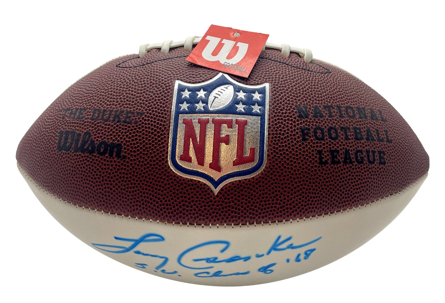 Larry Csonka HOF Signed/Insc Wilson Duke Football Dolphins Syracuse JSA 201279