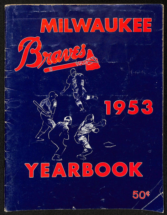 Milwaukee Braves 1953 Yearbook 202043