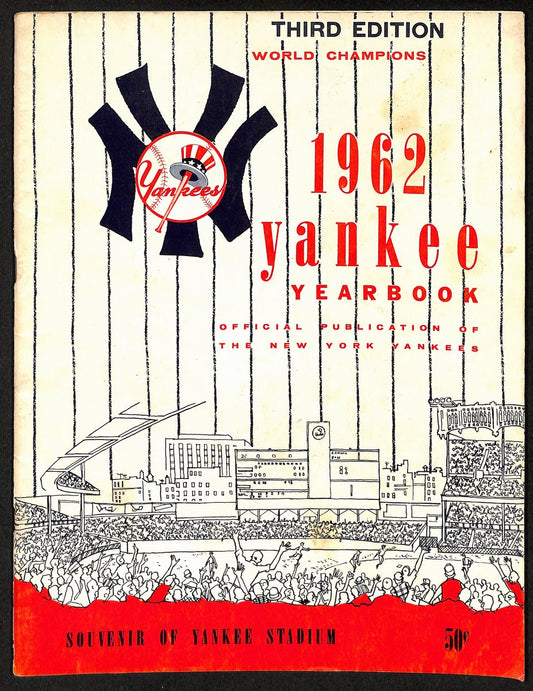 New York Yankees 1962 Yearbook Third Edition Yankee Stadium 202047