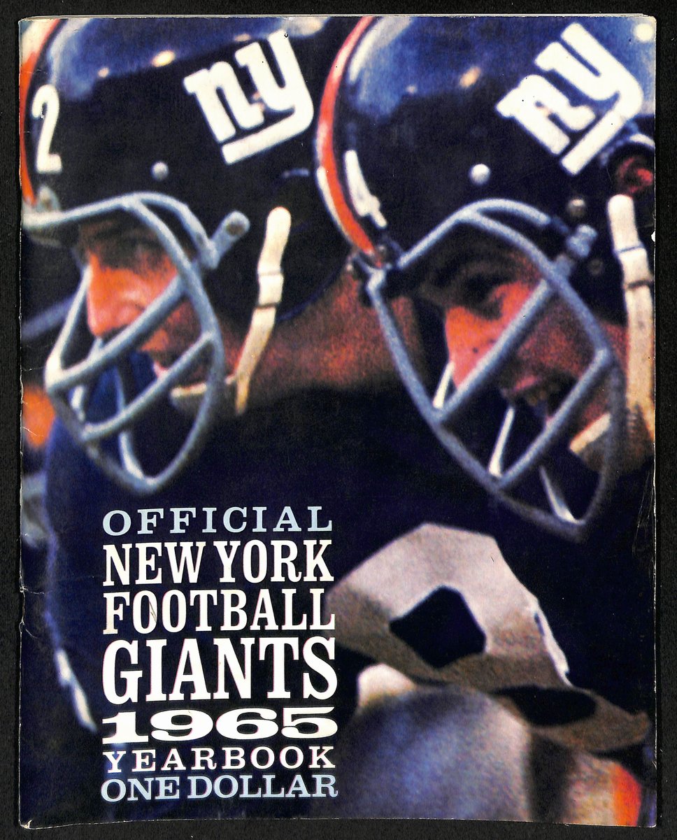 New York Football Giants 1965 Yearbook 202055