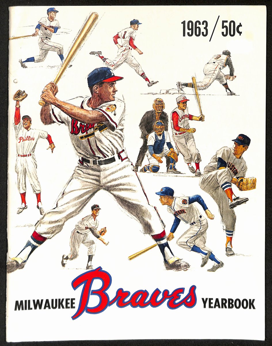 Milwaukee Braves 1963 Yearbook 202072