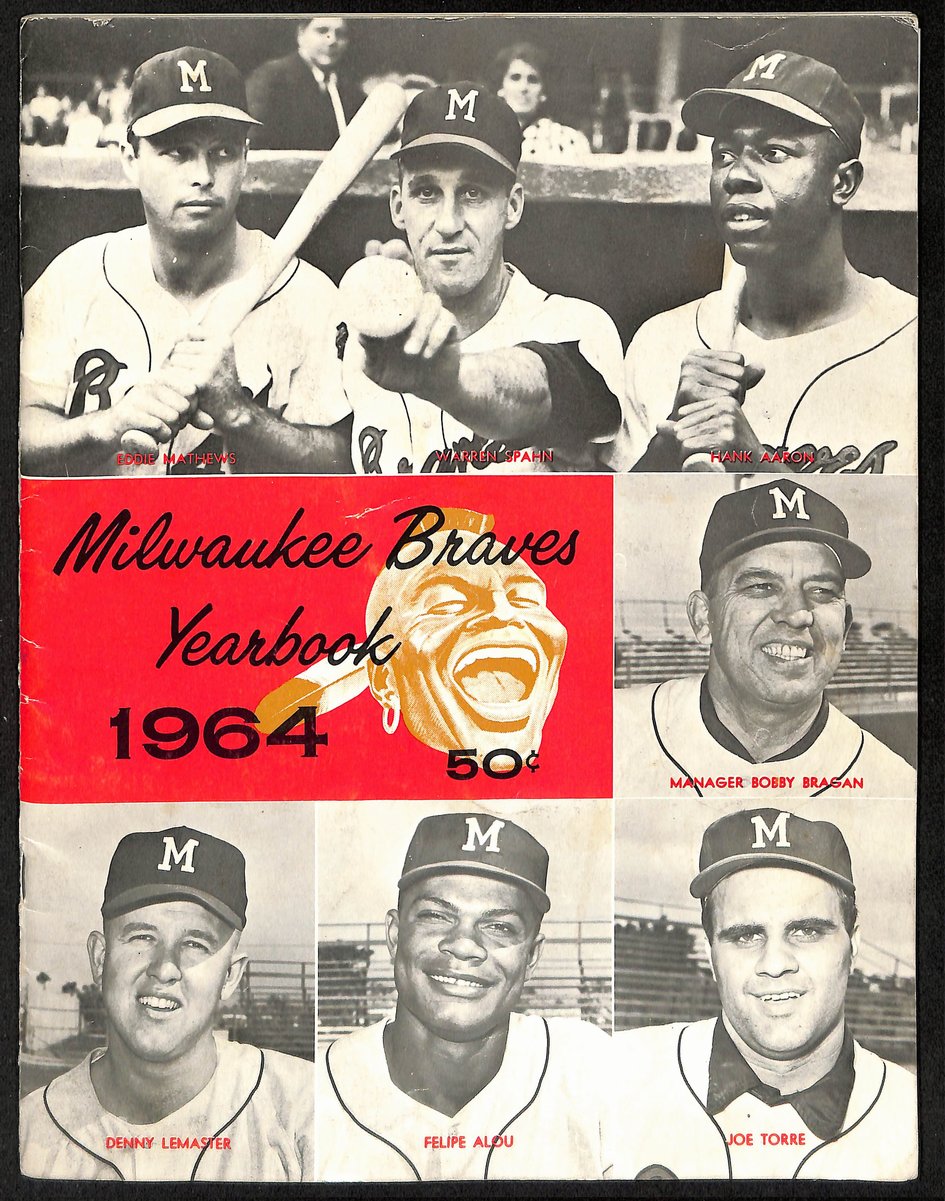 Milwaukee Braves 1964 Yearbook 202075