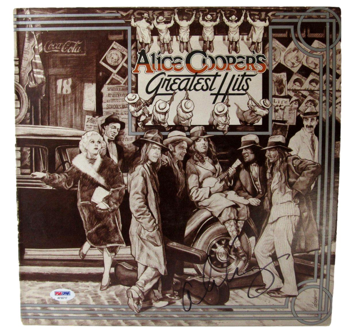 Alice Cooper Signed/Autographed Greatest Hits LP, Vinyl Album PSA/DNA 200973