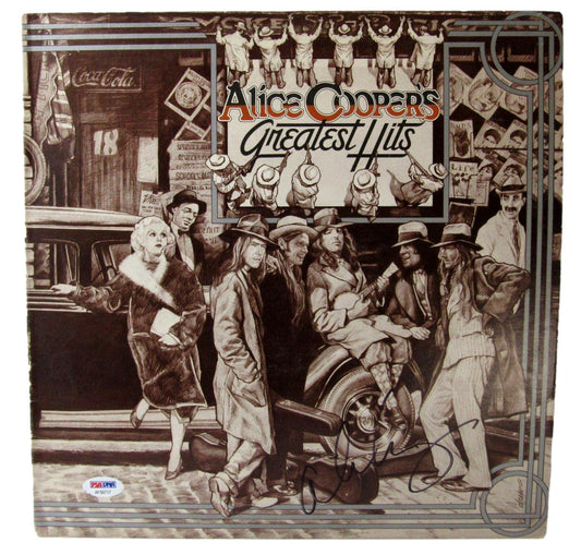 Alice Cooper Signed/Autographed Greatest Hits LP, Vinyl Album PSA/DNA 200973