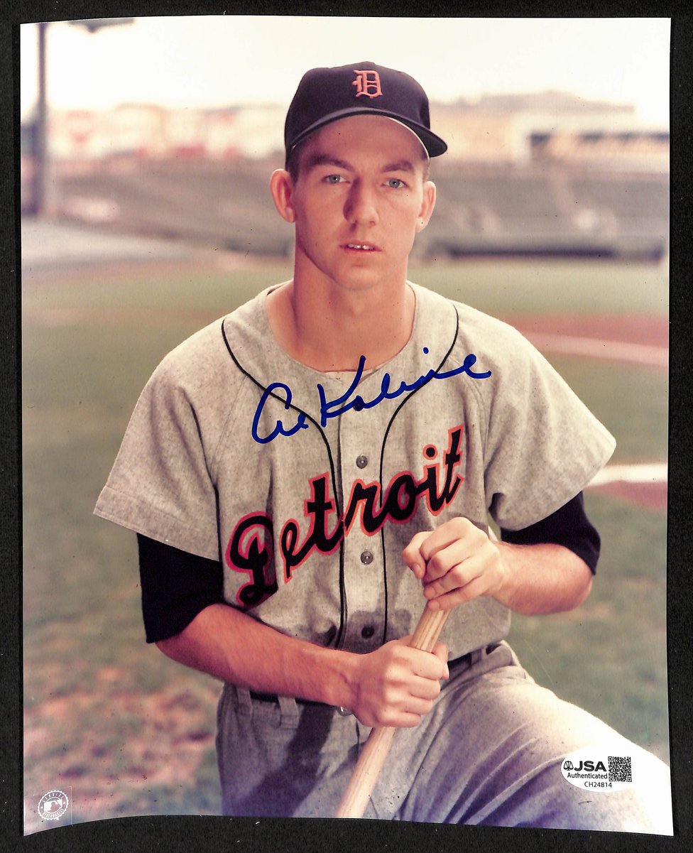Al Kaline HOF Signed/Autographed 8x10 Photo Detroit Tigers JSA 201896