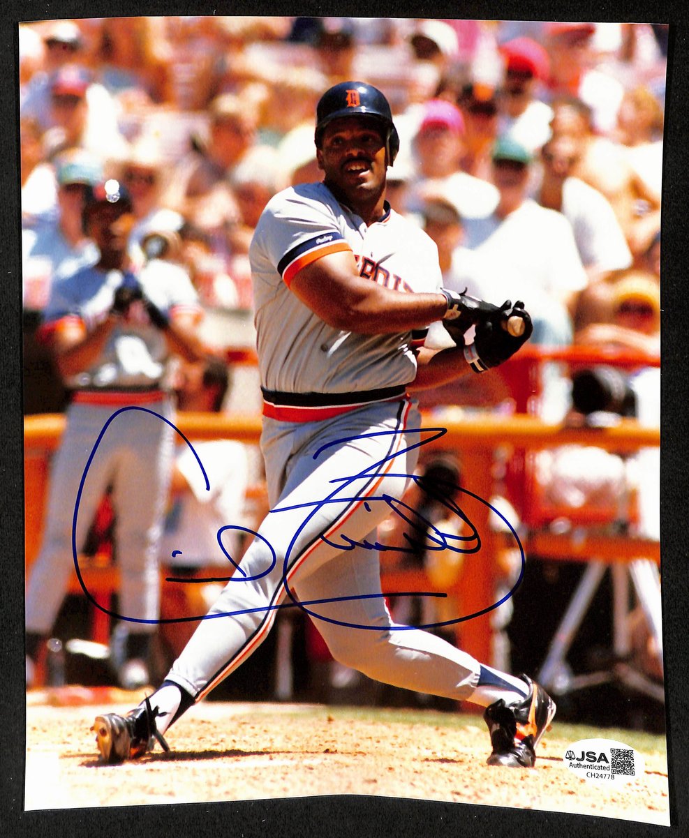 Cecil Fielder Signed/Autographed 8x10 Photo Detroit Tigers JSA 201898
