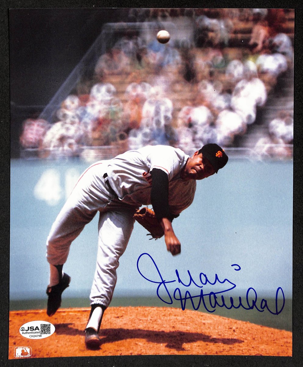 Juan Marichal HOF Signed/Autographed 8x10 Photo San Francisco Giants JSA 201899