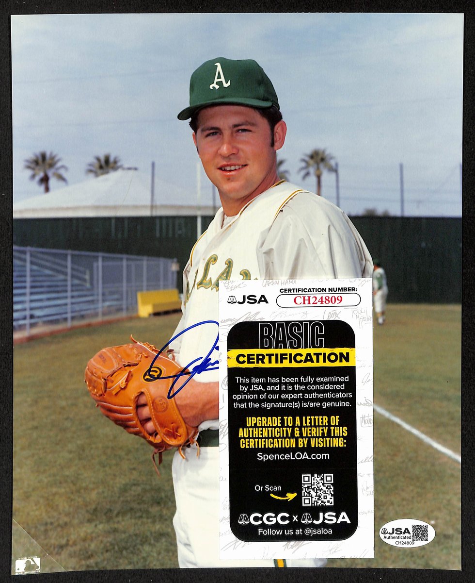 Jim Catfish Hunter HOF Signed/Autographed 8x10 Photo Oakland A's JSA 201900