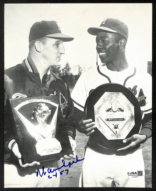 Warren Spahn HOF Signed/Inscribed 8x10 Photo Milwaukee Braves JSA 201902