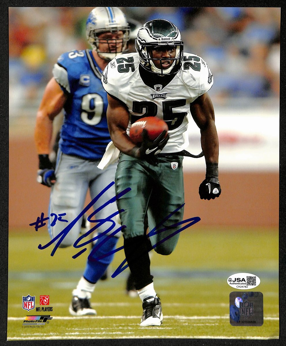 LeSean McCoy Signed/Autographed 8x10 Photo Philadelphia Eagles JSA 201904