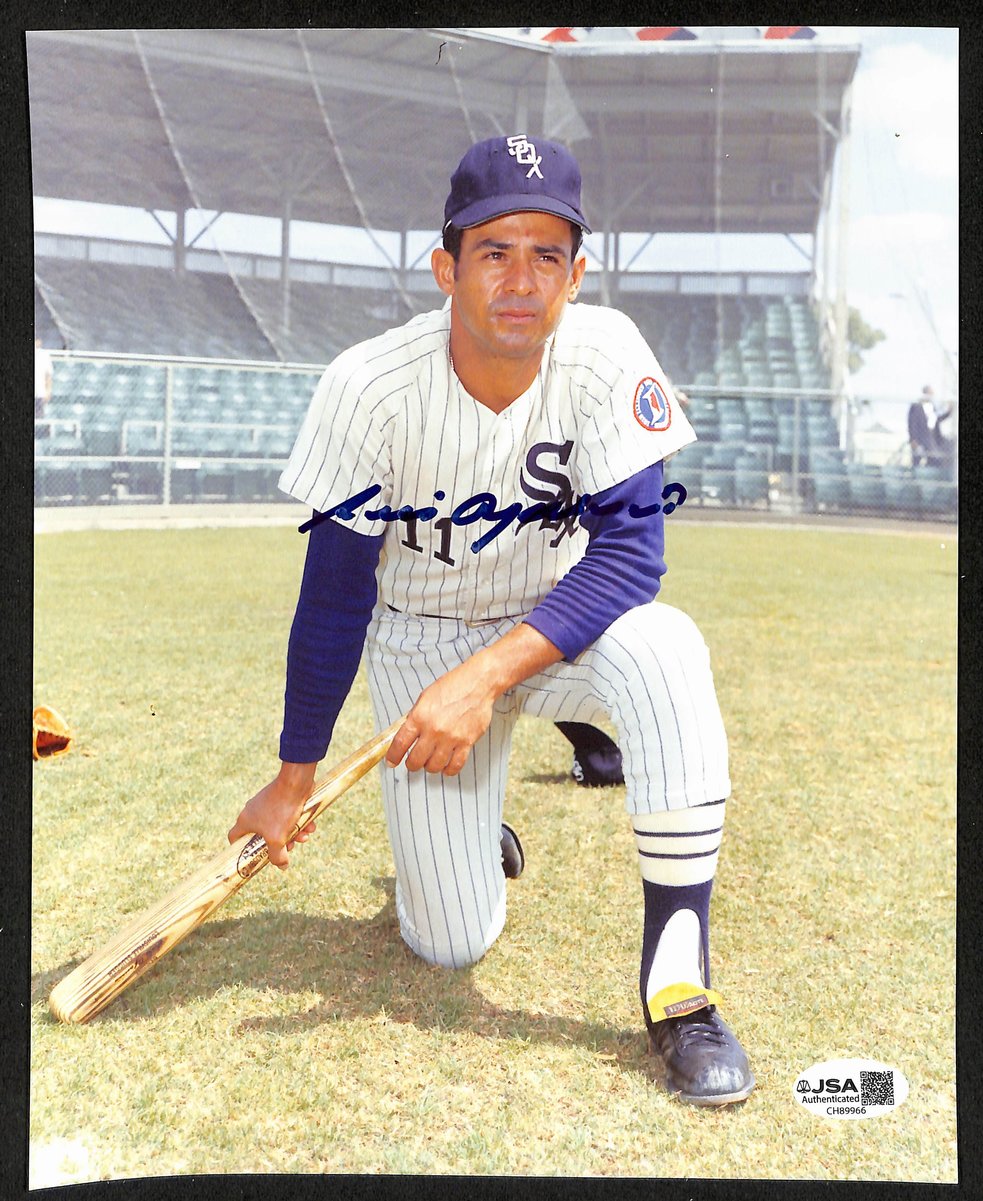 Luis Aparicio HOF Signed/Autographed 8x10 Photo Chicago White Sox JSA 201983