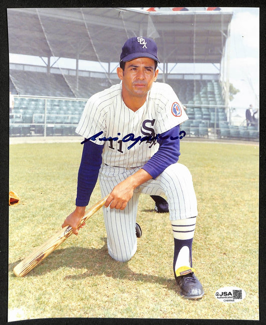 Luis Aparicio HOF Signed/Autographed 8x10 Photo Chicago White Sox JSA 201983