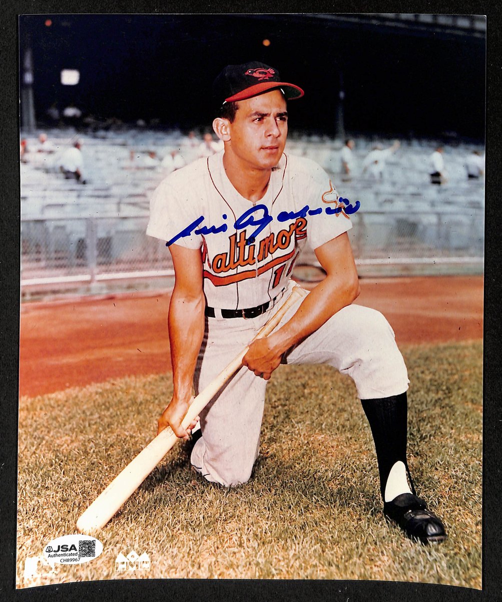 Luis Aparicio HOF Signed/Autographed 8x10 Photo Baltimore Orioles JSA 201985