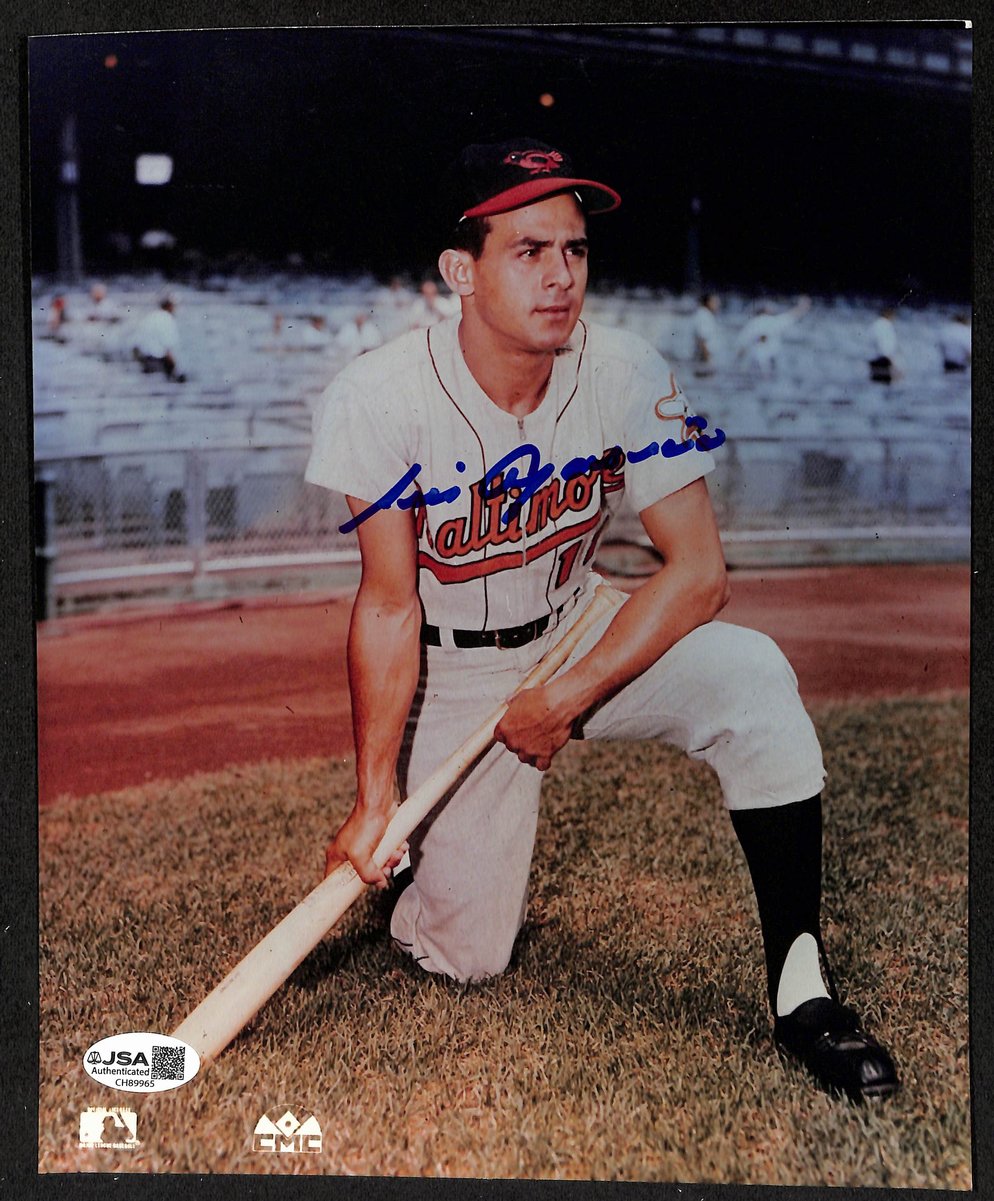 Luis Aparicio HOF Signed/Autographed 8x10 Photo Baltimore Orioles JSA 201986