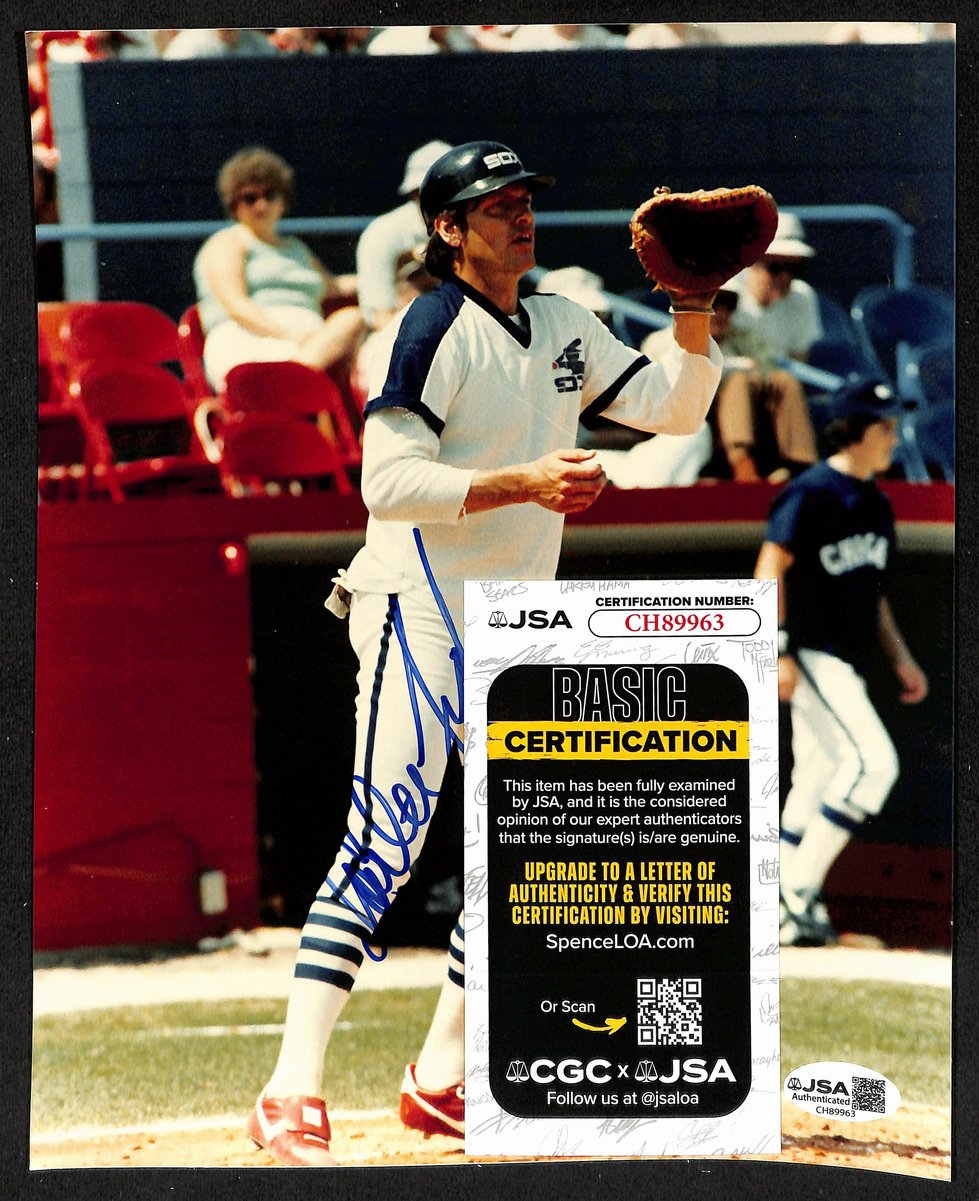 Carlton Fisk HOF Signed/Autographed 8x10 Photo Chicago White Sox JSA 201987