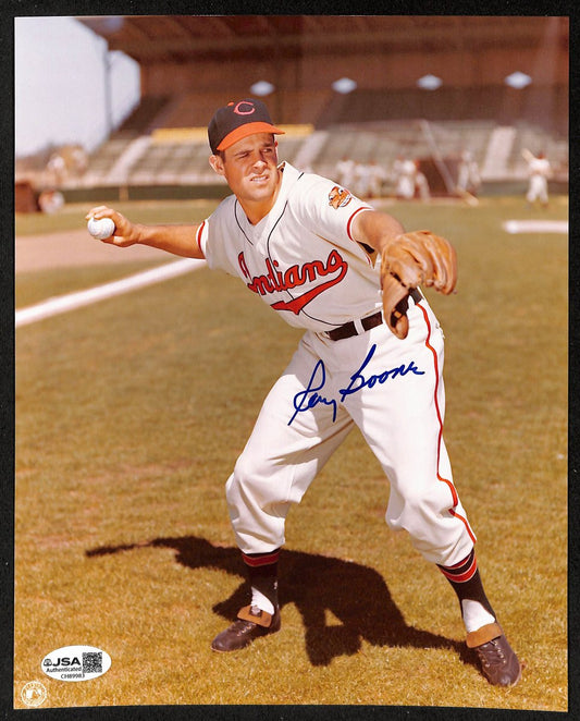 Ray Boone Signed/Autographed 8x10 Photo Cleveland Indians JSA 201989