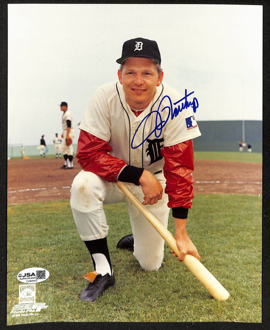 Jim Northrup Signed/Autographed 8x10 Photo Detroit Tigers JSA 201990