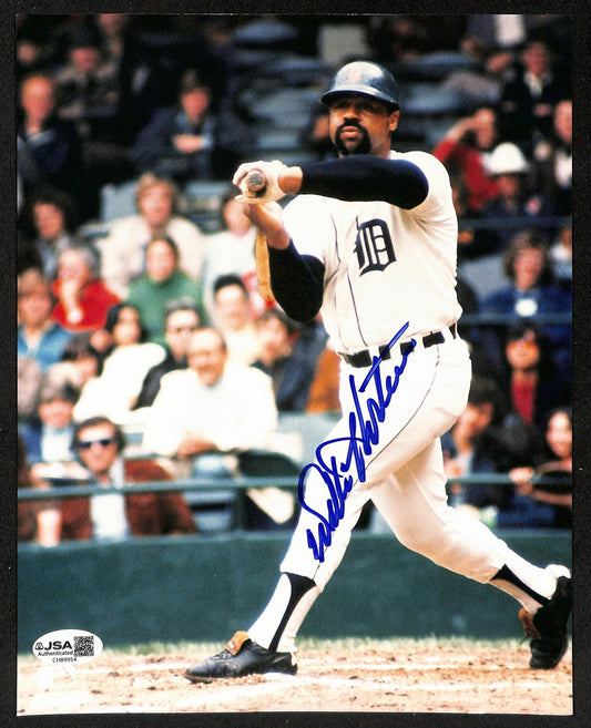Willie Horton Signed/Autographed 8x10 Photo Detroit Tigers JSA 201991