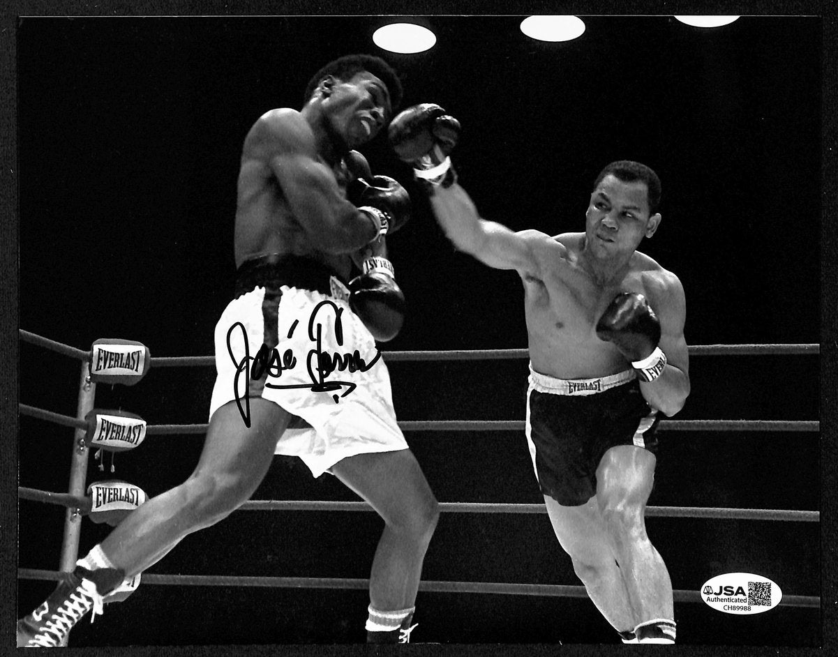 Jose Torres Signed/Autographed 8x10 B/W Photo Boxing Champ JSA 201996