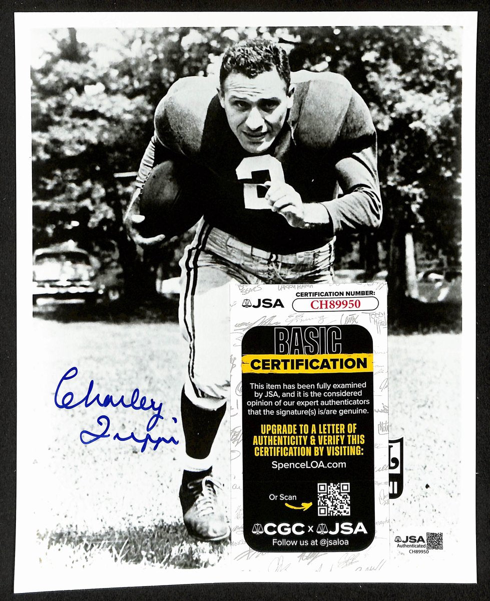 Charlie Trippi HOF Signed/Autographed 8x10 Photo Chicago Cardinals JSA 202008