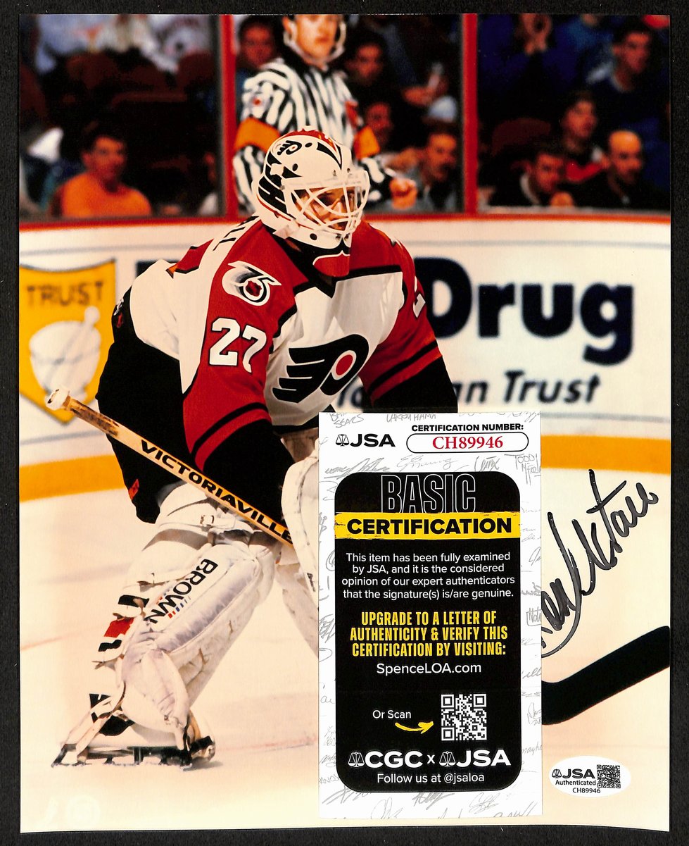 Ron Hextall Signed/Autographed 8x10 Photo Philadelphia Flyers JSA 202009