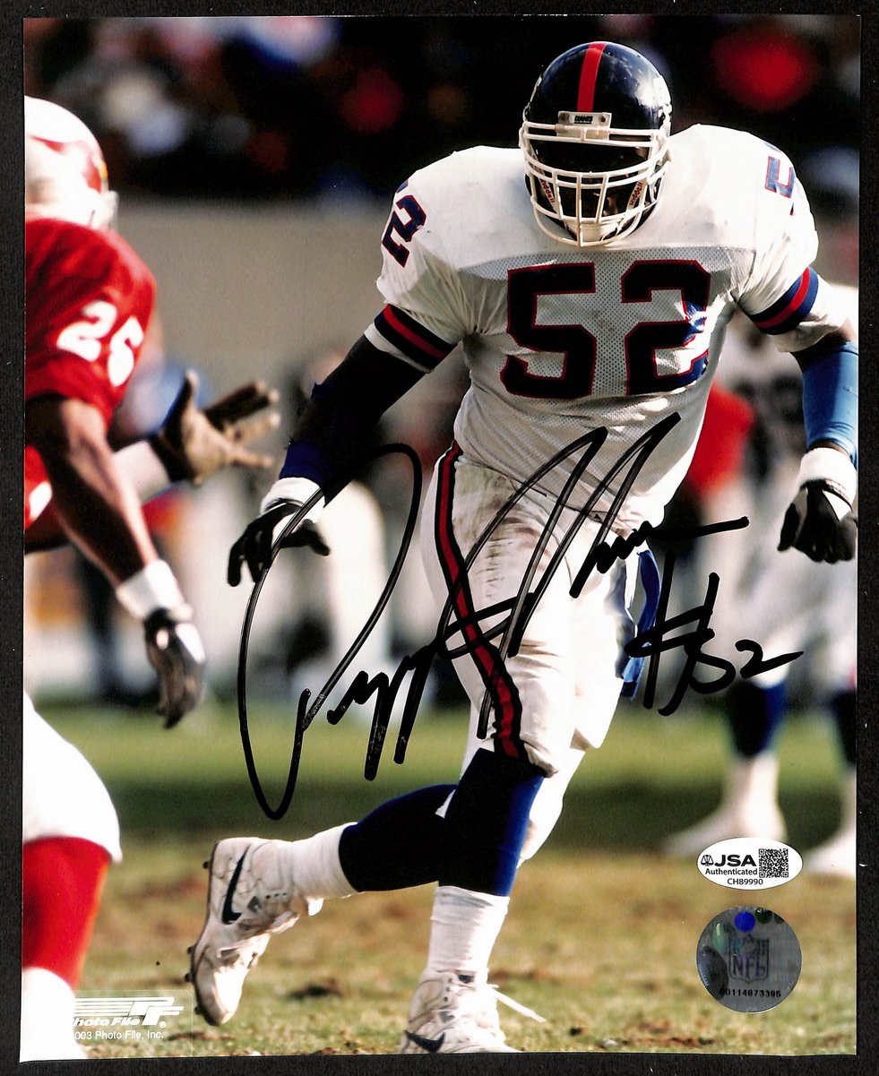 Pepper Johnson Signed/Autographed 8x10 Photo New York Giants JSA 202010