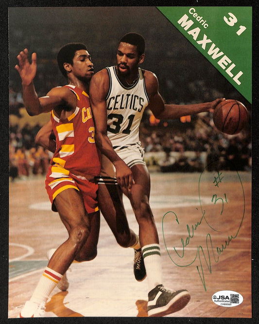 Cedric Maxwell Signed/Autographed 8x10 Photo Boston Celtics JSA 202013