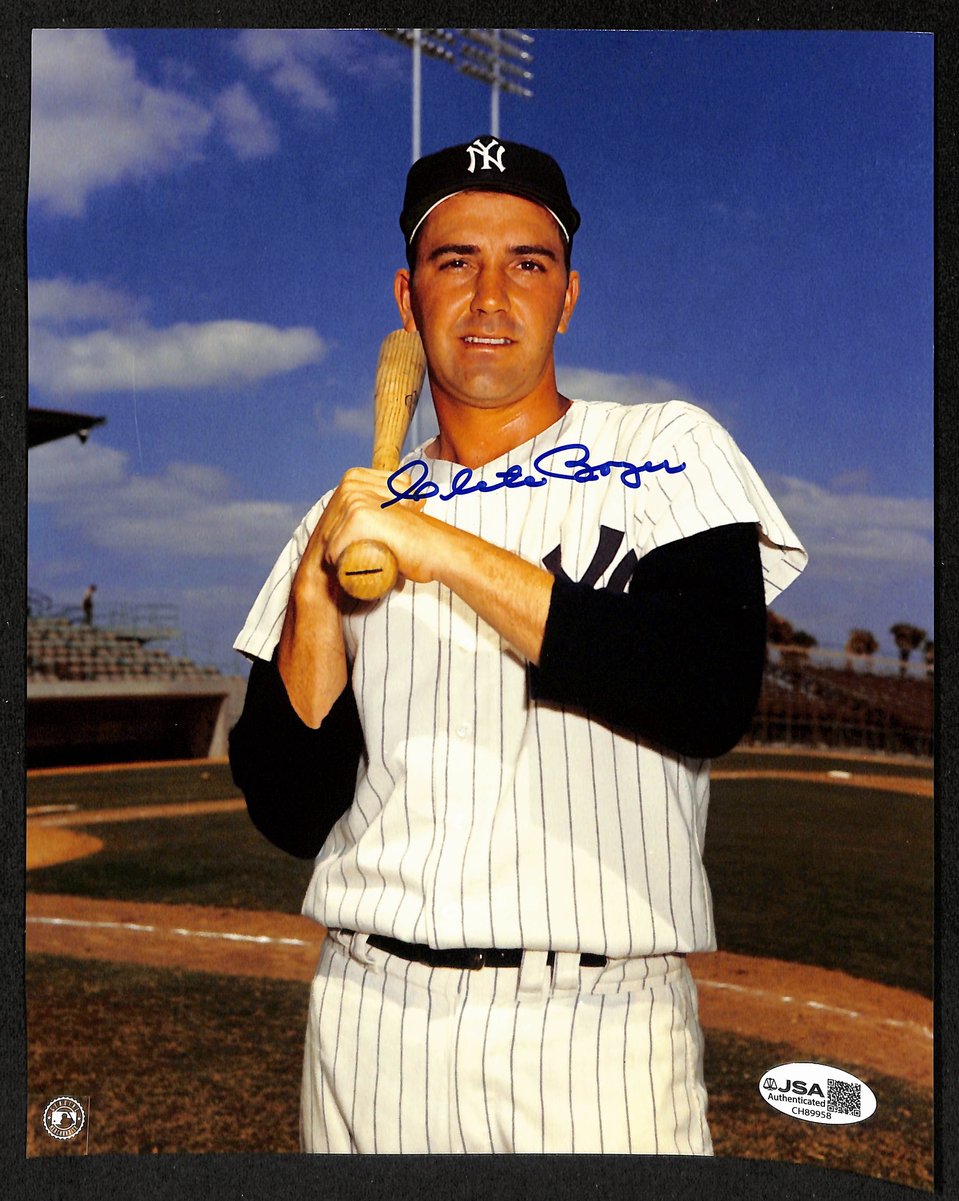 Clete Boyer Signed/Autographed 8x10 Photo New York Yankees JSA 202038