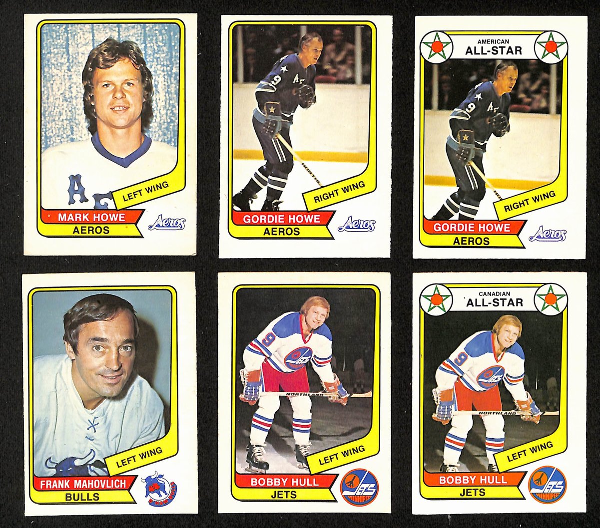 1976-77 O-Pee-Chee WHA Hockey Cards Complete Set (132) Gordie Howe Hull 200985
