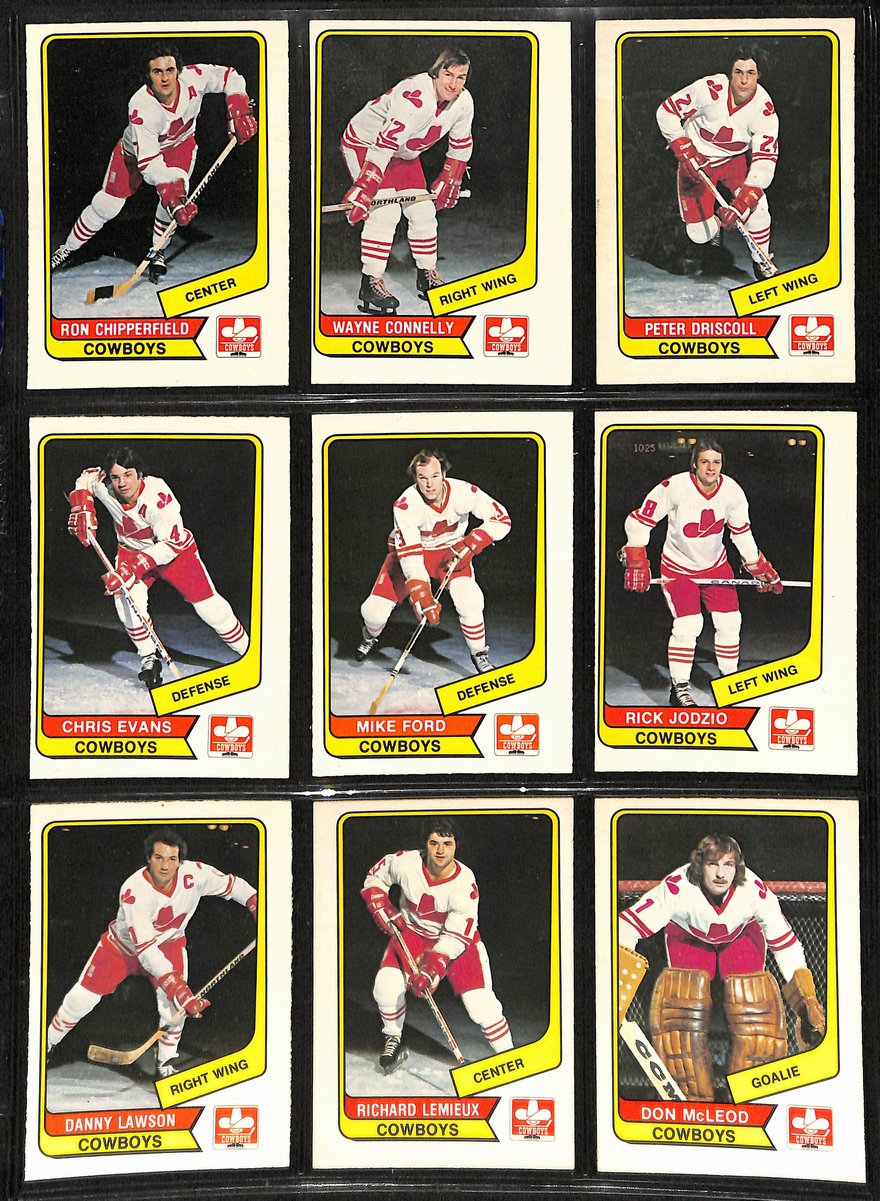 1976-77 O-Pee-Chee WHA Hockey Cards Complete Set (132) Gordie Howe Hull 200985