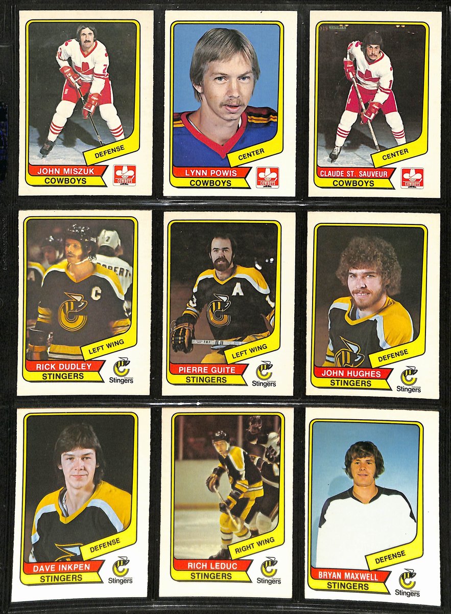 1976-77 O-Pee-Chee WHA Hockey Cards Complete Set (132) Gordie Howe Hull 200985